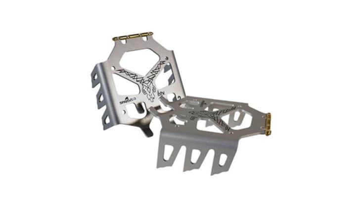 Crampons de splitboard argentés par Spark R&D