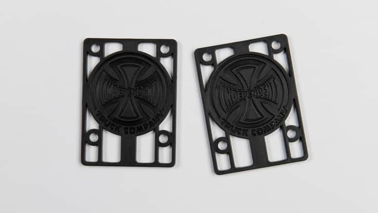 Riser pads from Independent for bigger wheels