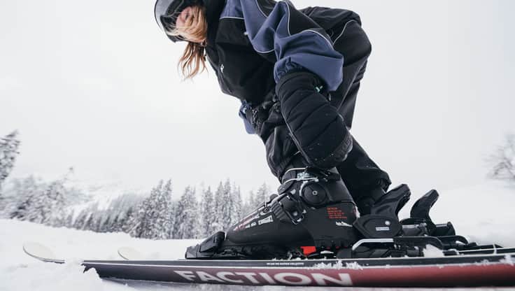 Side shot of an Armada ski showing the sidewalls