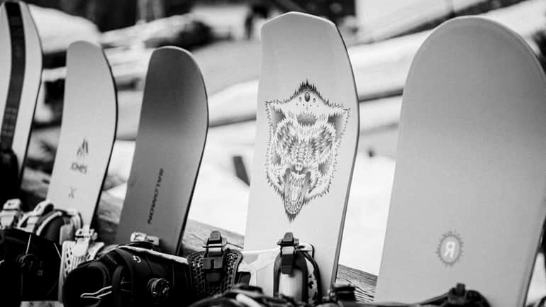 Snowboards from Ride, Lib Tech, Bataleon, Rome and Burton