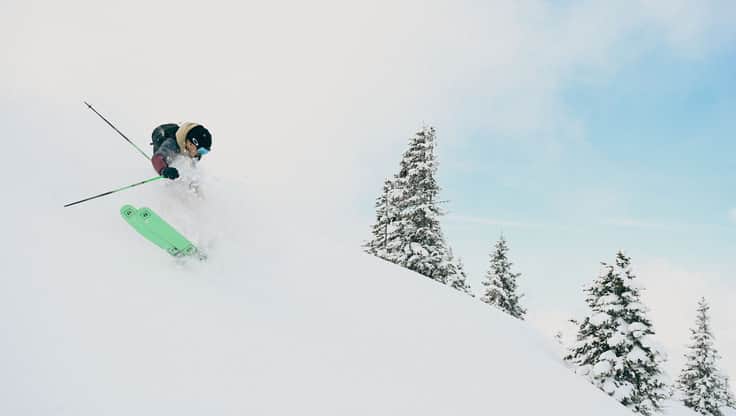 Freeriding on top of the mountain
