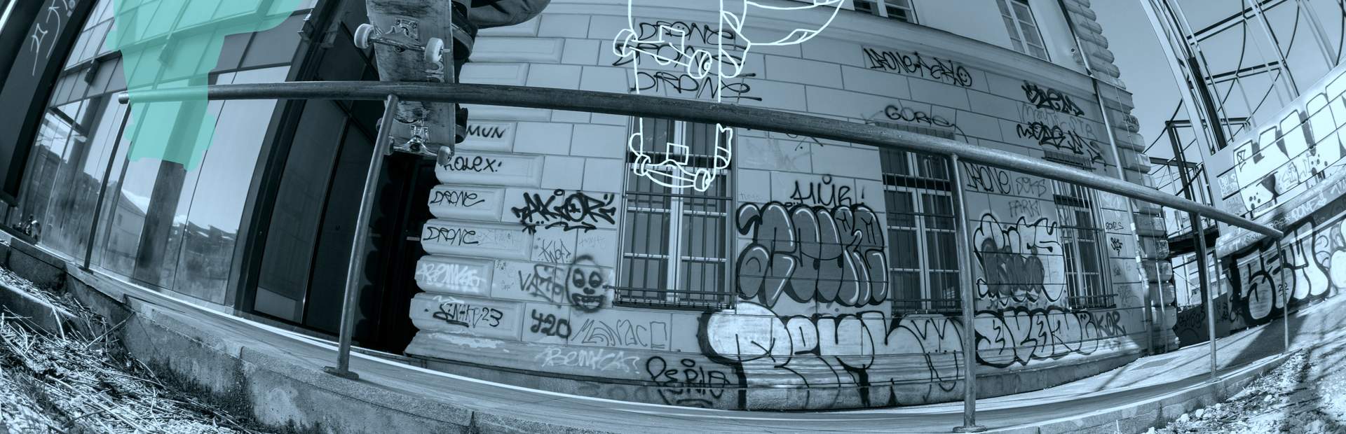 Blue Tomato Team Rider Marco Kada with a Tailslide
