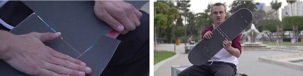 Die Reste könnt ihr verwenden um &quot;Löcher&quot; zu füllen &amp; fertig ist euer ganz persönliches Griptapedesign
